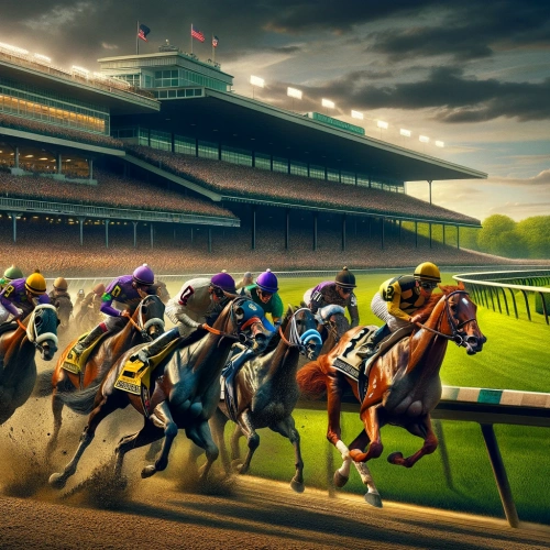 Course imagée du Belmont Stakes